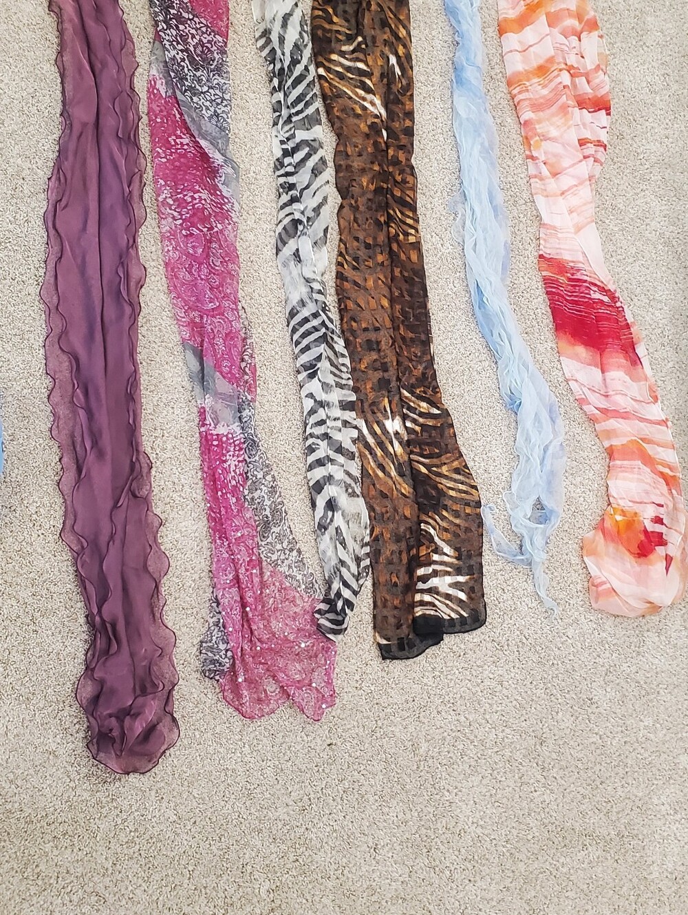 Lightweight Women's Fashion Scarves - Assorted Colors